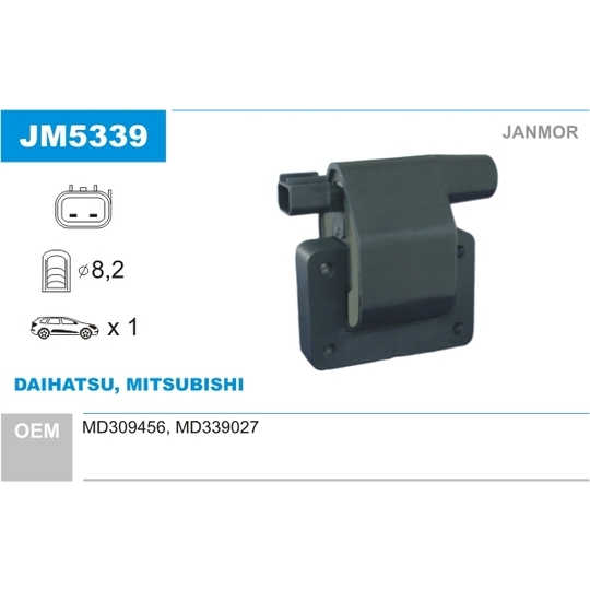 JM5339 - Ignition coil 