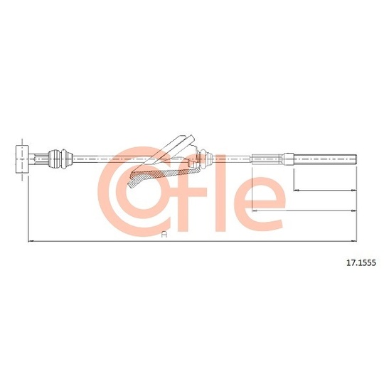 17.1555 - Cable, parking brake 