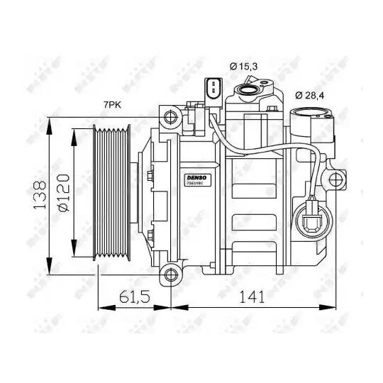 32777G - Kompressori, ilmastointilaite 