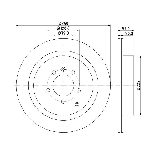 MDC1715 - Brake Disc 