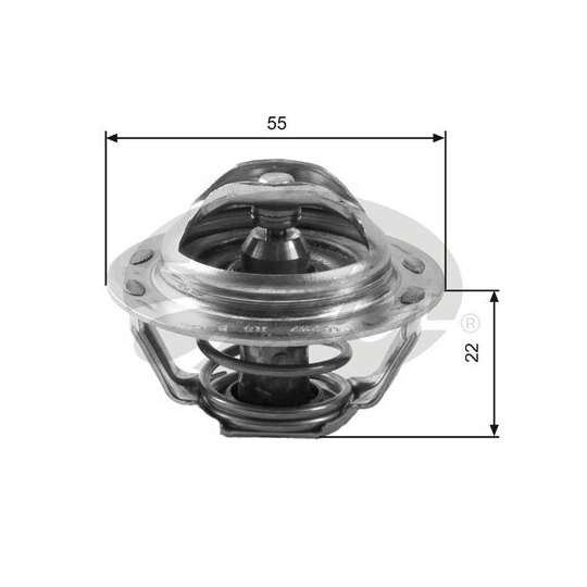 TH13783G1 - Thermostat, coolant 