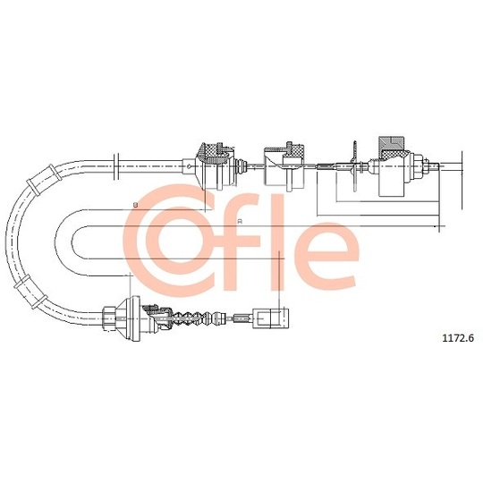 1172.6 - Clutch Cable 