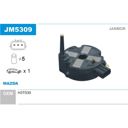 JM5309 - Ignition coil 