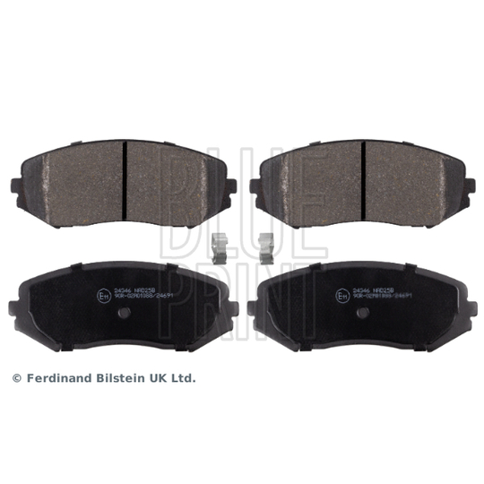 ADK84234 - Brake Pad Set, disc brake 