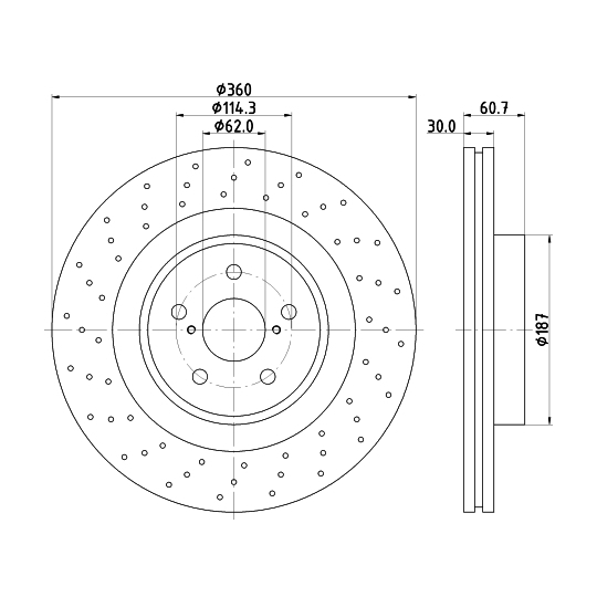 MDC2276 - Brake Disc 