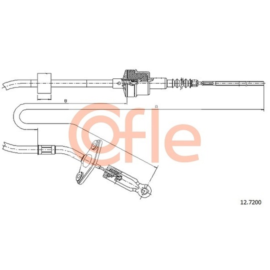 12.7200 - Clutch Cable 