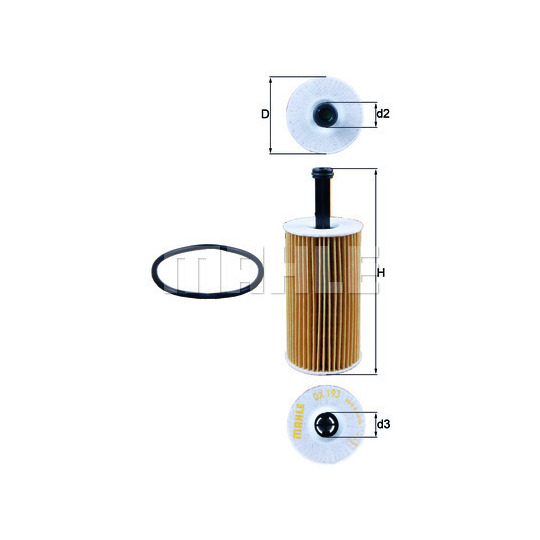 OX 193D - Oil filter 