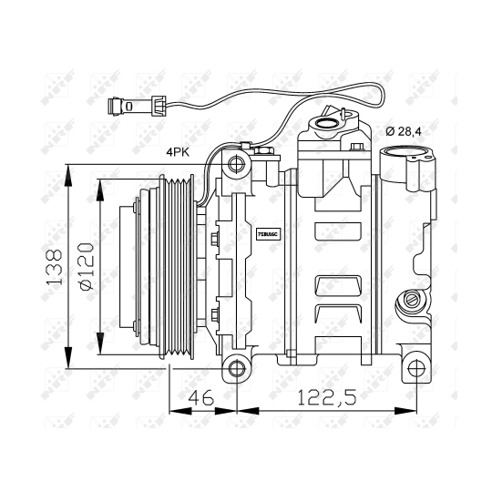 32167G - Compressor, air conditioning 