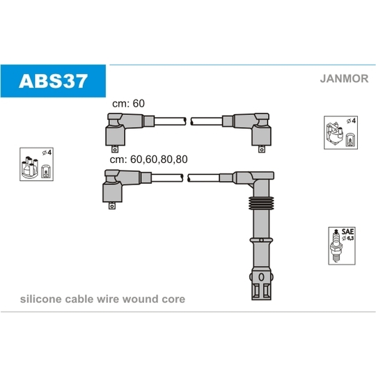 ABS37 - Süütesüsteemikomplekt 