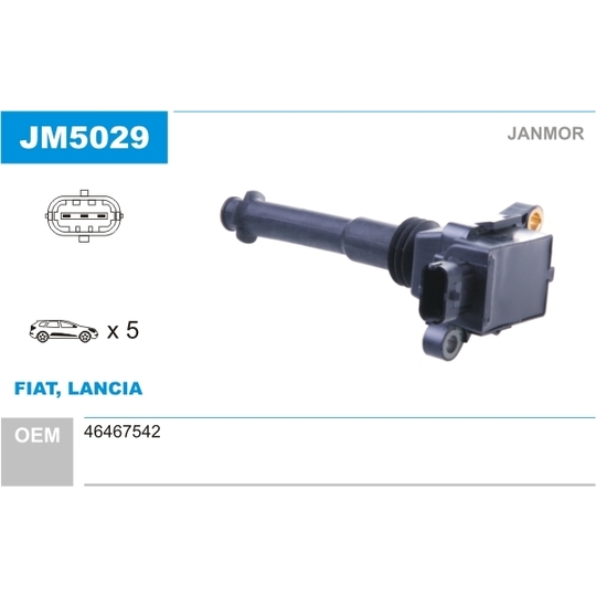 JM5029 - Ignition coil 