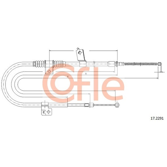 17.2291 - Cable, parking brake 