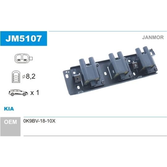 JM5107 - Ignition coil 