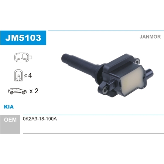 JM5103 - Ignition coil 