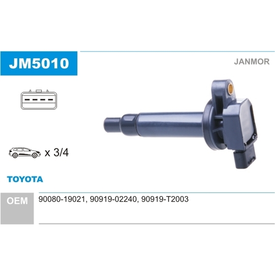 JM5010 - Ignition coil 