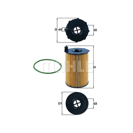 OX 420D - Oil filter 
