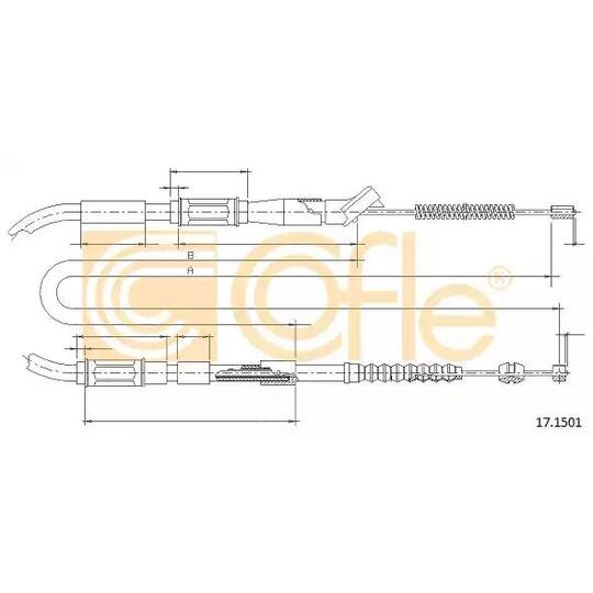 17.1501 - Cable, parking brake 