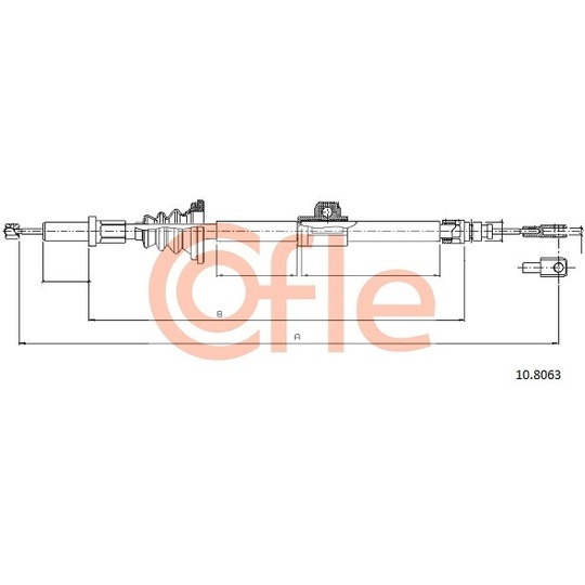 10.8063 - Cable, parking brake 