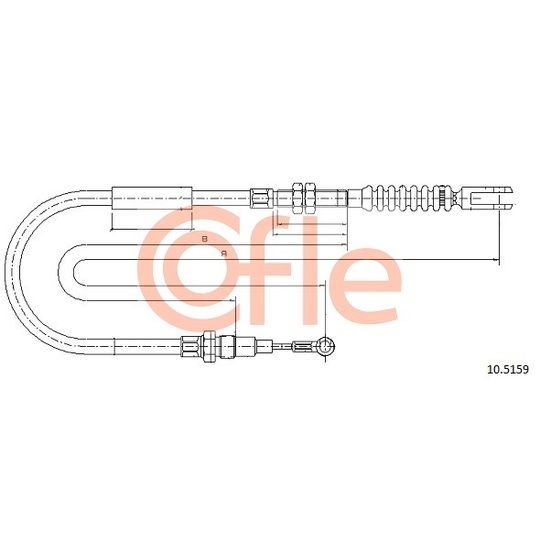10.5159 - Cable, parking brake 
