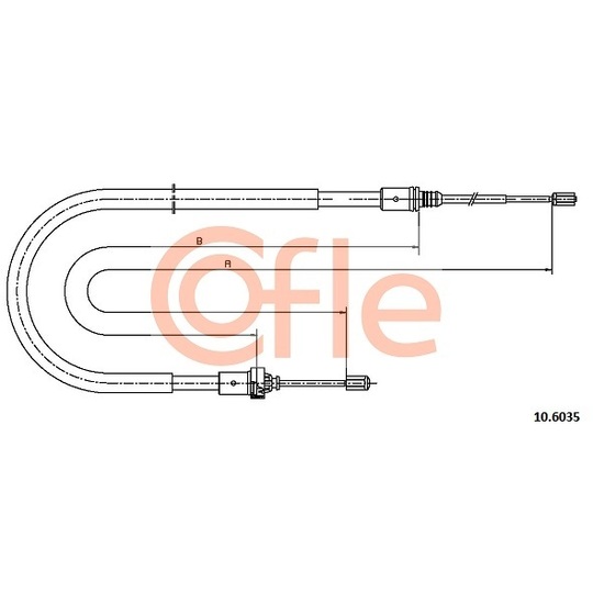 10.6035 - Cable, parking brake 