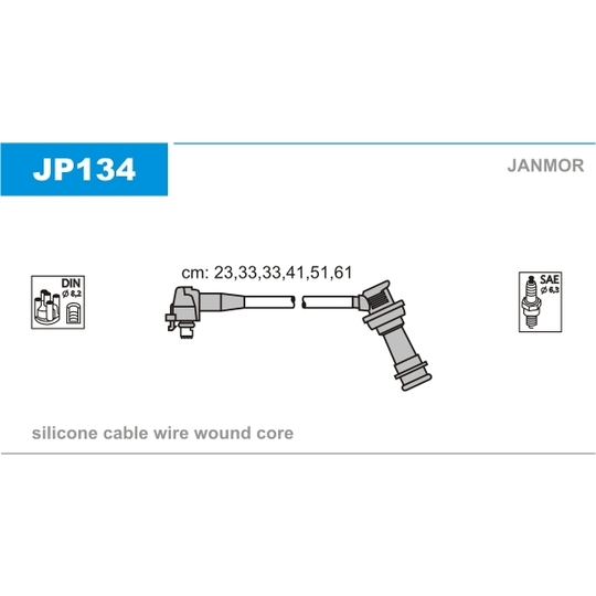 JP134 - Süütesüsteemikomplekt 