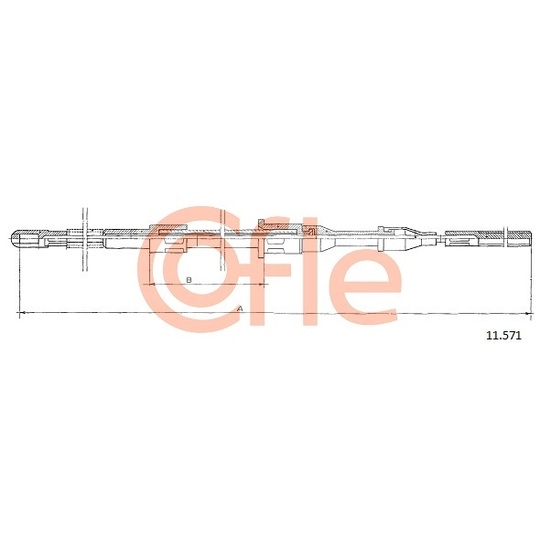 11.571 - Cable, parking brake 