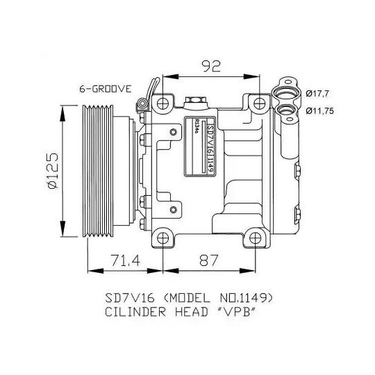 32267G - Kompressor, klimatanläggning 