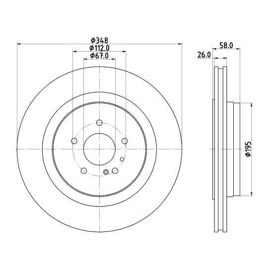 MDC2117 - Brake Disc 