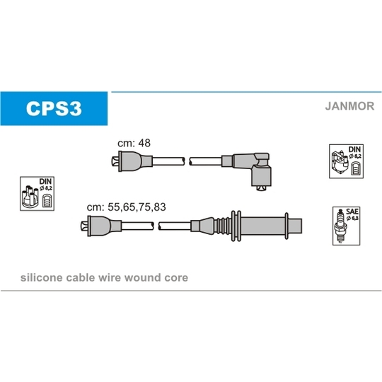 CPS3 - Ignition Cable Kit 