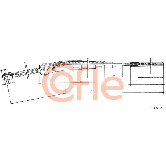 10.417 - Cable, parking brake 
