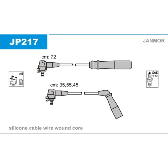 JP217 - Süütesüsteemikomplekt 