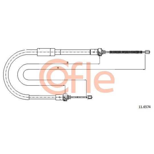 11.6574 - Cable, parking brake 