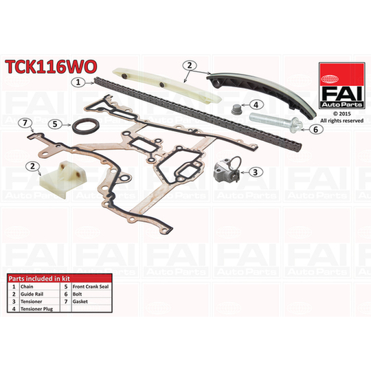 TCK116WO - Timing Chain Kit 