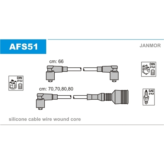 AFS51 - Ignition Cable Kit 