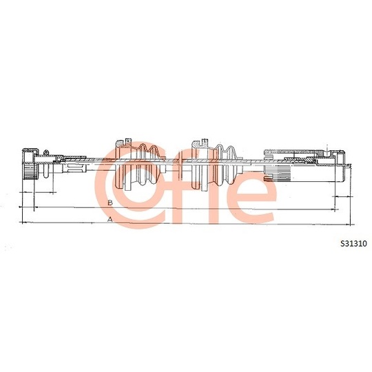 S31310 - Tacho Shaft 