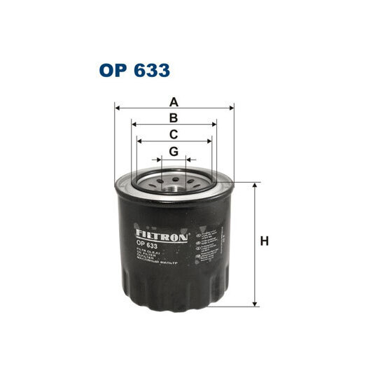 OP 633 - Oil filter 