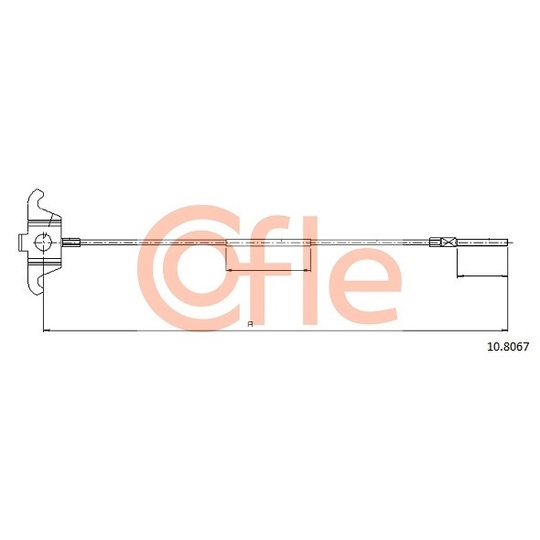 10.8067 - Cable, parking brake 