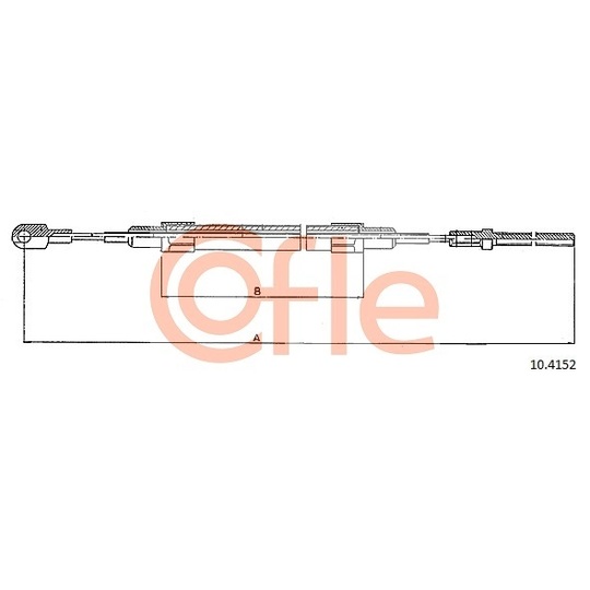 10.4152 - Cable, parking brake 