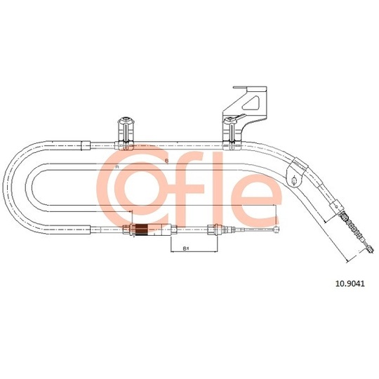 10.9041 - Cable, parking brake 