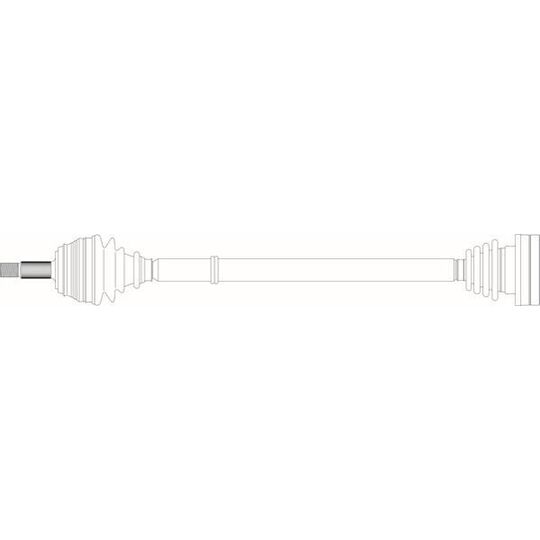 WW3123 - Drive Shaft 