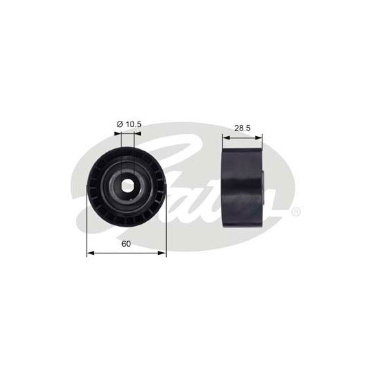 T42036 - Deflection/Guide Pulley, timing belt 