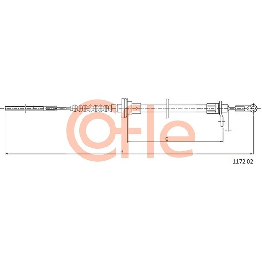 1172.02 - Clutch Cable 