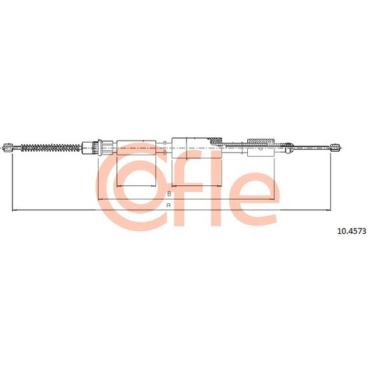 10.4573 - Cable, parking brake 