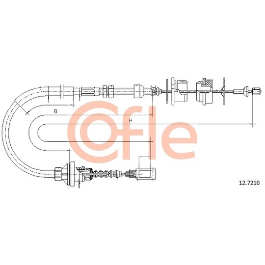 12.7210 - Clutch Cable 