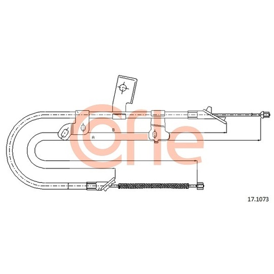 17.1073 - Cable, parking brake 