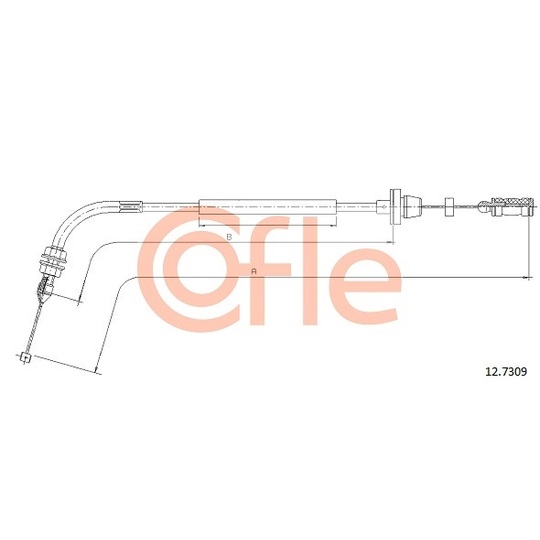 12.7309 - Accelerator Cable 