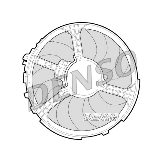 DER09062 - Ventilaator, mootorijahutus 