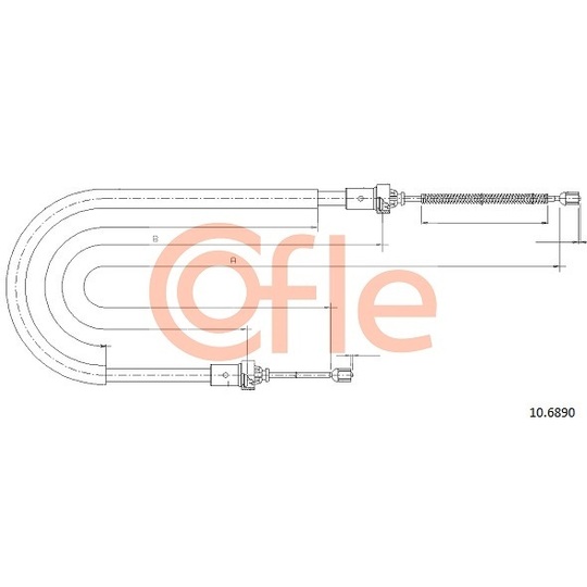 10.6890 - Cable, parking brake 