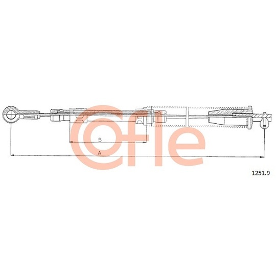 1251.9 - Cable, parking brake 