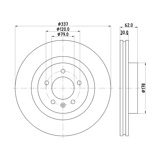 MDC1716 - Brake Disc 