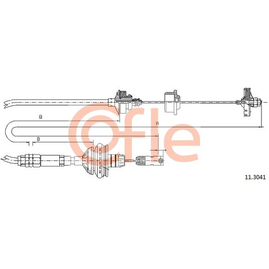 11.3041 - Clutch Cable 